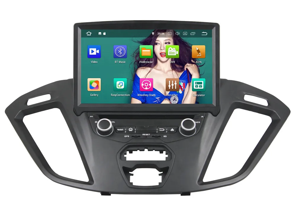 Best KLYDE 8" 4G WIFI Android 8.0 Octa Core 4GB RAM 32GB ROM Car DVD Multimedia Player Radio Stereo For Ford Transit Custom 2013-2018 1