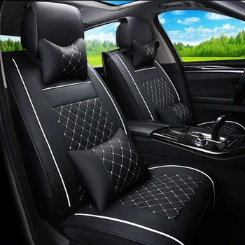 

Leather car seat cover for Volkswagen VW Passat B5 B6 B7 Pole 4 5 6 7 Golf Jetta Tiguan Touareg Car Accessories Car Styling