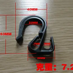 AINOMI baby carrier Kayak or SUP Bungee HOOK KAYAK SNAP HOOK HOBIE ADJUSTABLE SHOCK CORD HOOK