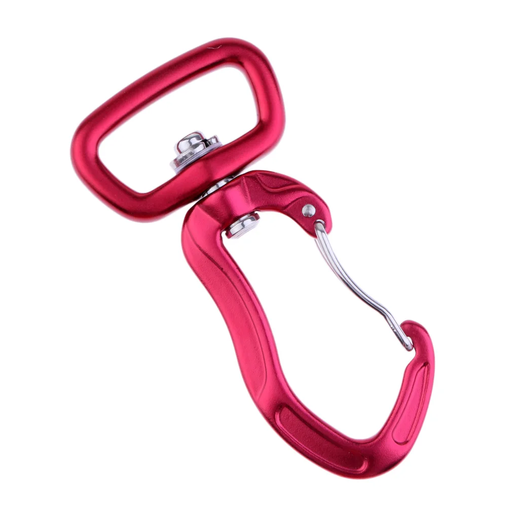 MagiDeal Rotating Carabiner Clip 360 Rotating Carabiner Rope Carabiner Hammock Hook Dog Lead Clip Buckle