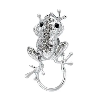 

3 Colors Frog Magnetic Clip Holder Magnetic Eyeglass Holder Brooch For Unisex