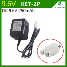 AC 220V DC 9,6 V 250 mAh зарядное устройство для NiCd& NiMH зарядное устройство для игрушек RC car 9,6 v 250mA(KET 2P Plug) пустотелая розетка