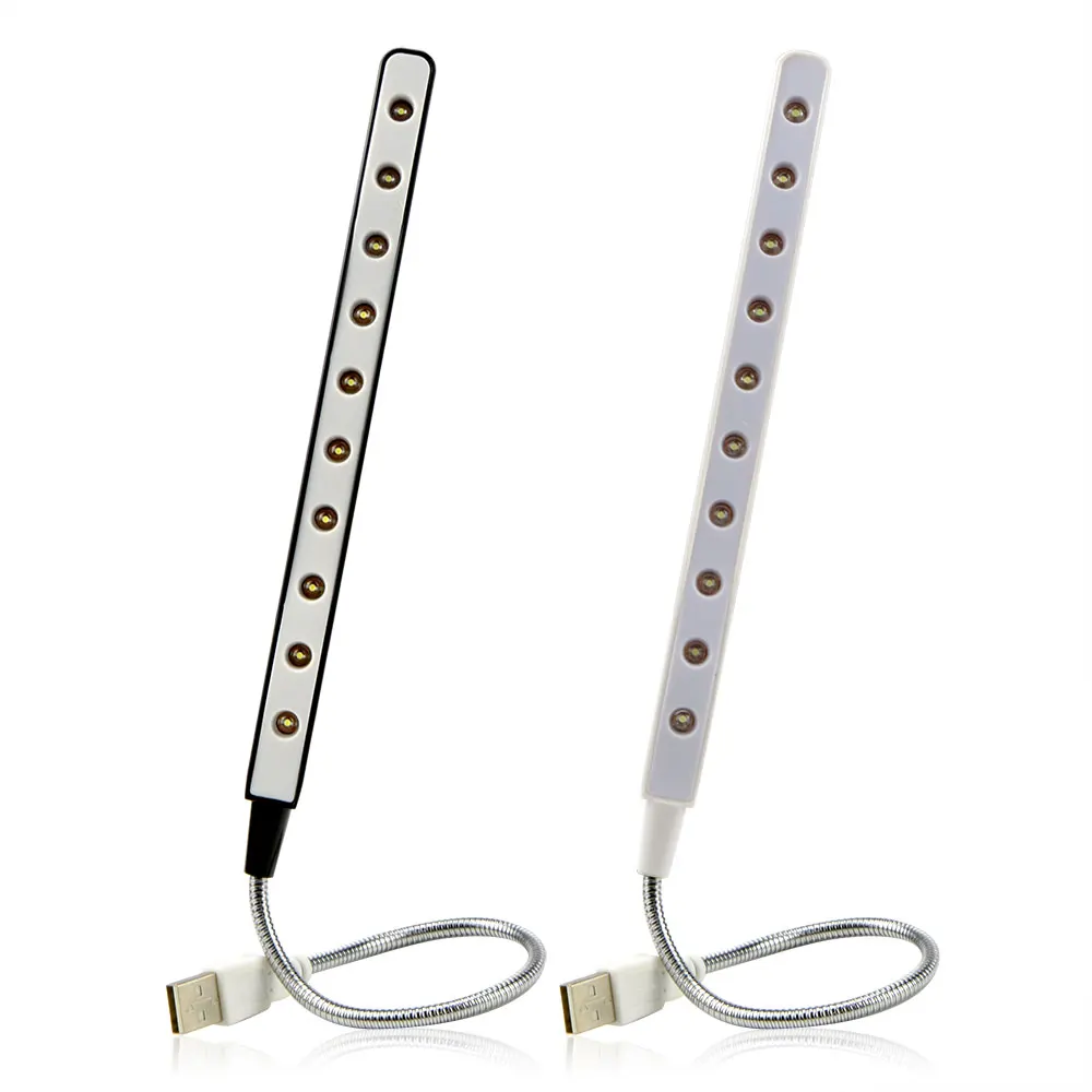 Настольная лампа светодиодный настольный светильник светодиодный светильник для чтения светодиодный гибкий светильник лампа для ноутбука Настольный ПК Настольная лампа USB лампа для чтения