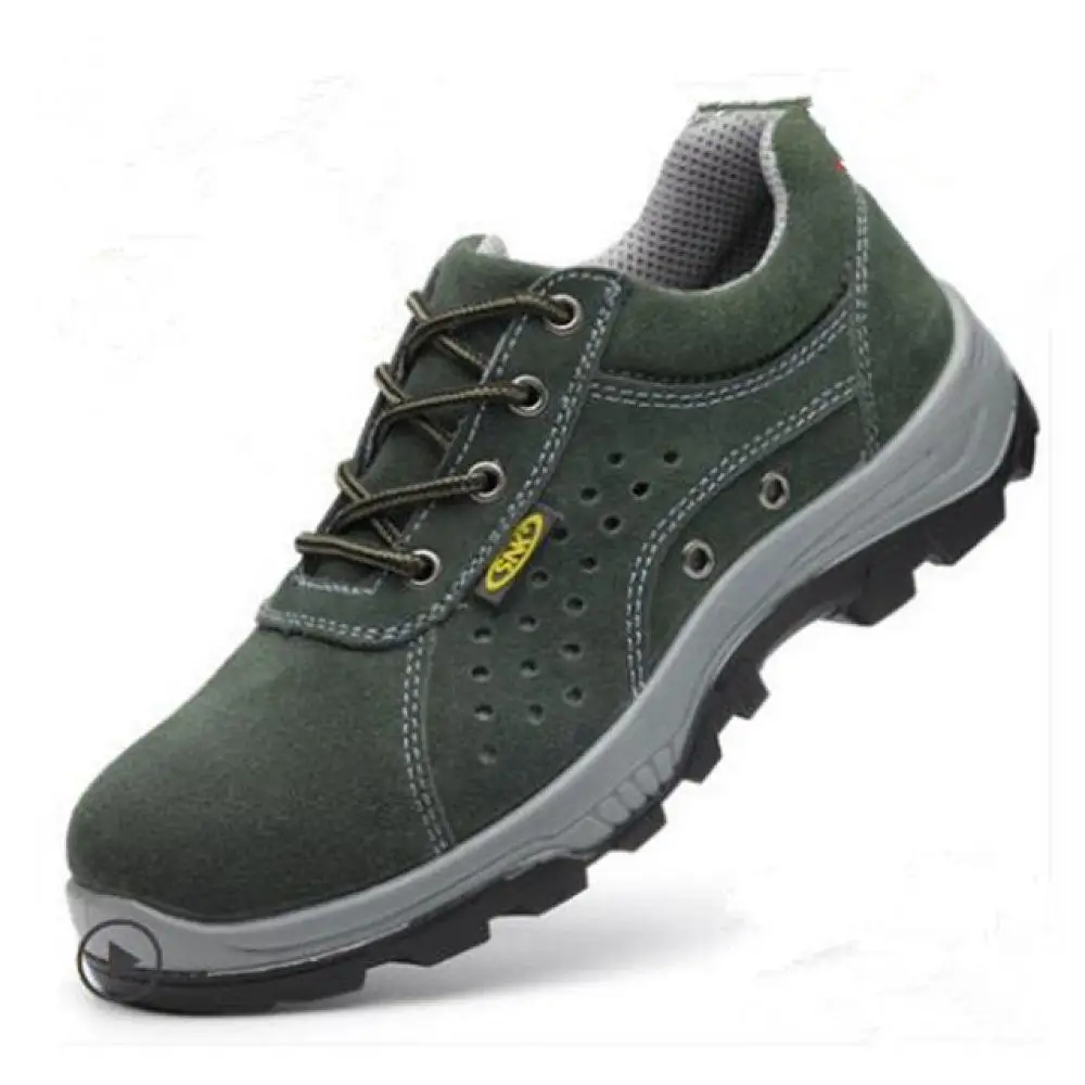 

Top Work Safety Shoes Steel Toe Warm Breathable Men's Casual Boots Puncture Proof Labor Insurance Shoes Large Size Male Shoes