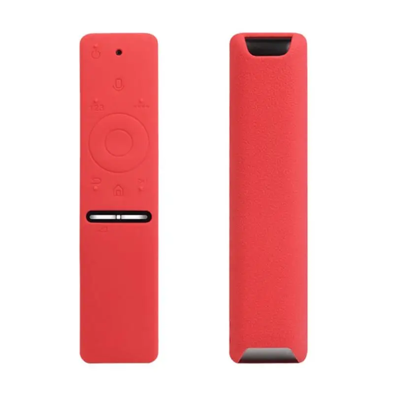 Силиконовый защитный чехол для samsung Смарт ТВ Голосовая версия Дистанционное Управление для BN59-01241A BN59-01242A BN59-01266A - Color: Red