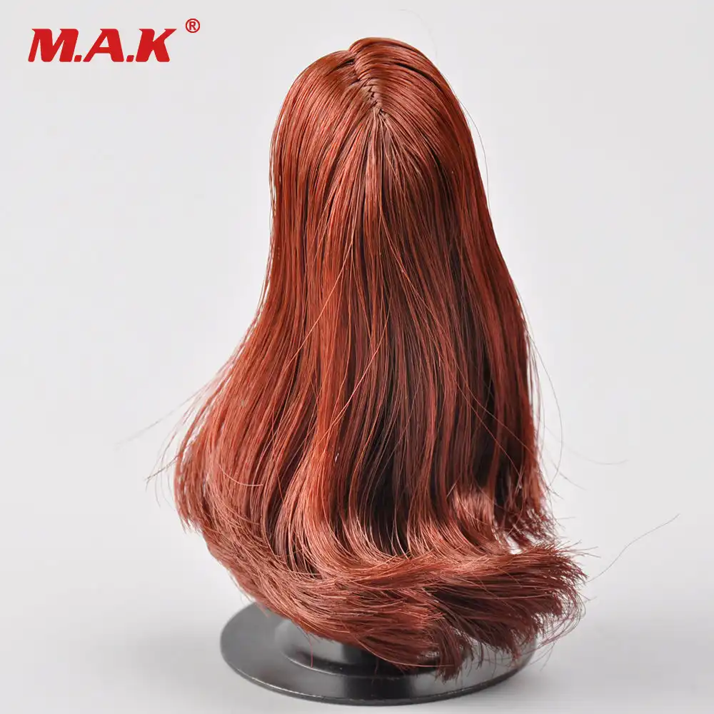 1//6 Parrucca di capelli donna SCALA 3.0 Nuovo Multi Colori per 12/" TESTA SCOLPIRE 7 Donna