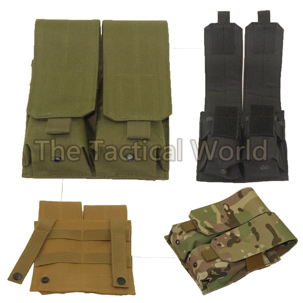 

Hunting Tactical Molle Military Army Tool Dump Drop Bag Magazine Clip Dual Mag Pouch 5.56mm .223 Mag Pouches Airsoft Shooting