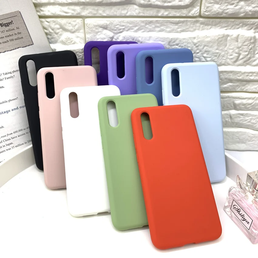 

Liquid Silicone Case For Huawei P20 Pro Lite Back Cover P20pro P20Lite Soft Silicon Matte Shell Shockproof Korean Hot Retail