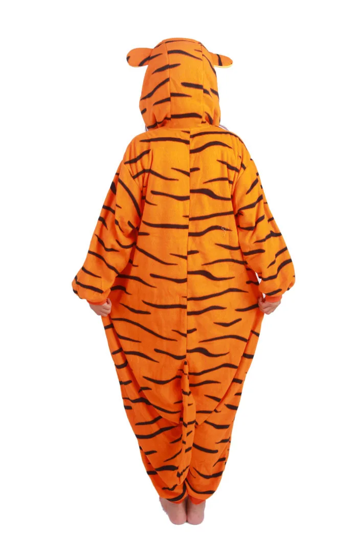 Горячая Аниме Angry Winnie Tigger Piglet Косплей Пижама для взрослых унисекс Onesie флисовые вечерние платья комбинезон