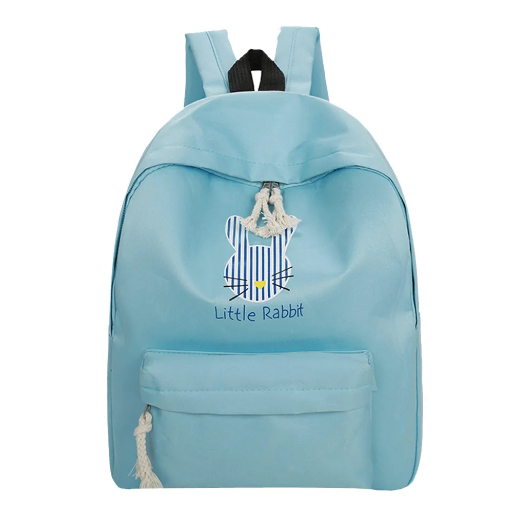 

Sleeper #5005 Women Girls Cute Cartoon Rabbit Preppy Style School Bag Travel Backpack Bag for student DA