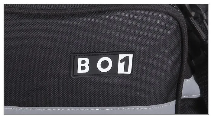 Best ROSWHEEL NEW Bicycle Bags 13L Cycling Bike Pannier Rear Seat Bag Rack Trunk Shoulder Handbag Black With Rain Cover 8