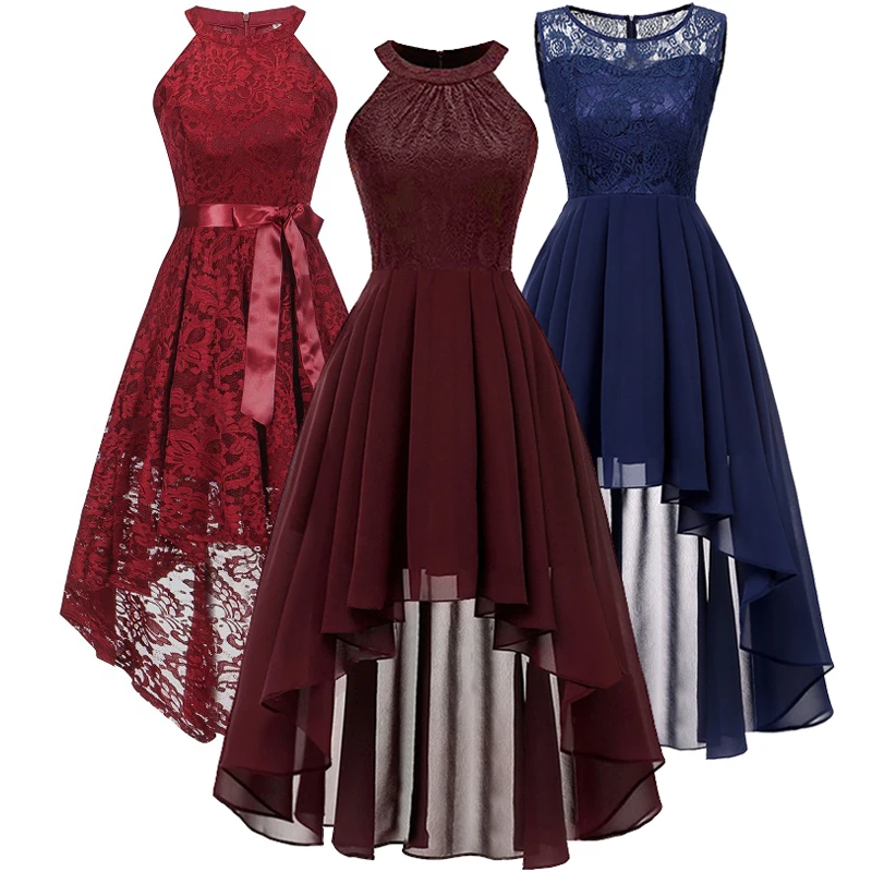 Online Ropa de Año Nuevo adolescente encaje elegancia boda dama de honor chica vestido para Navidad niña princesa fiesta niña ropa 13 20T