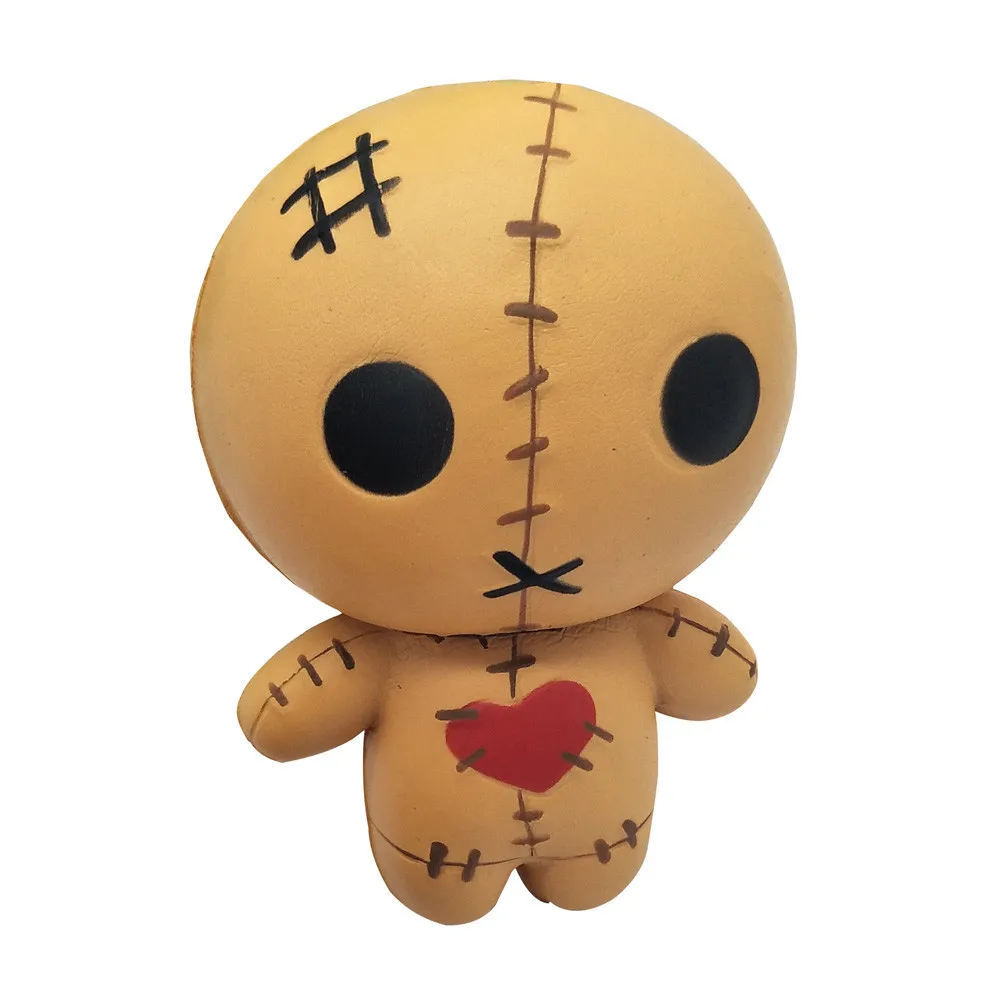 

Squeeze soft Squeeze Horror Doll Scented Squishy Charm Slow Rising 8cm Simulation Kid Toy Funny Gift Z0225