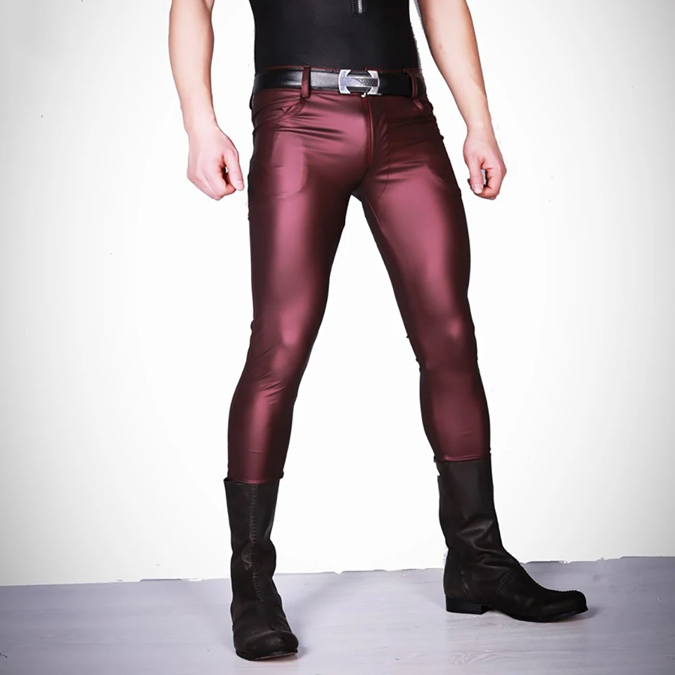 leather tight leggings