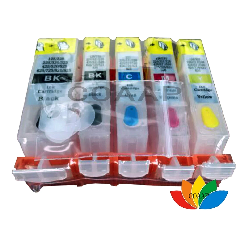 COAAP PGI520 PGI 520 CLI 521 PGI Refillable Ink cartridges for canon PIXMA MP 640 980 990 MX 860