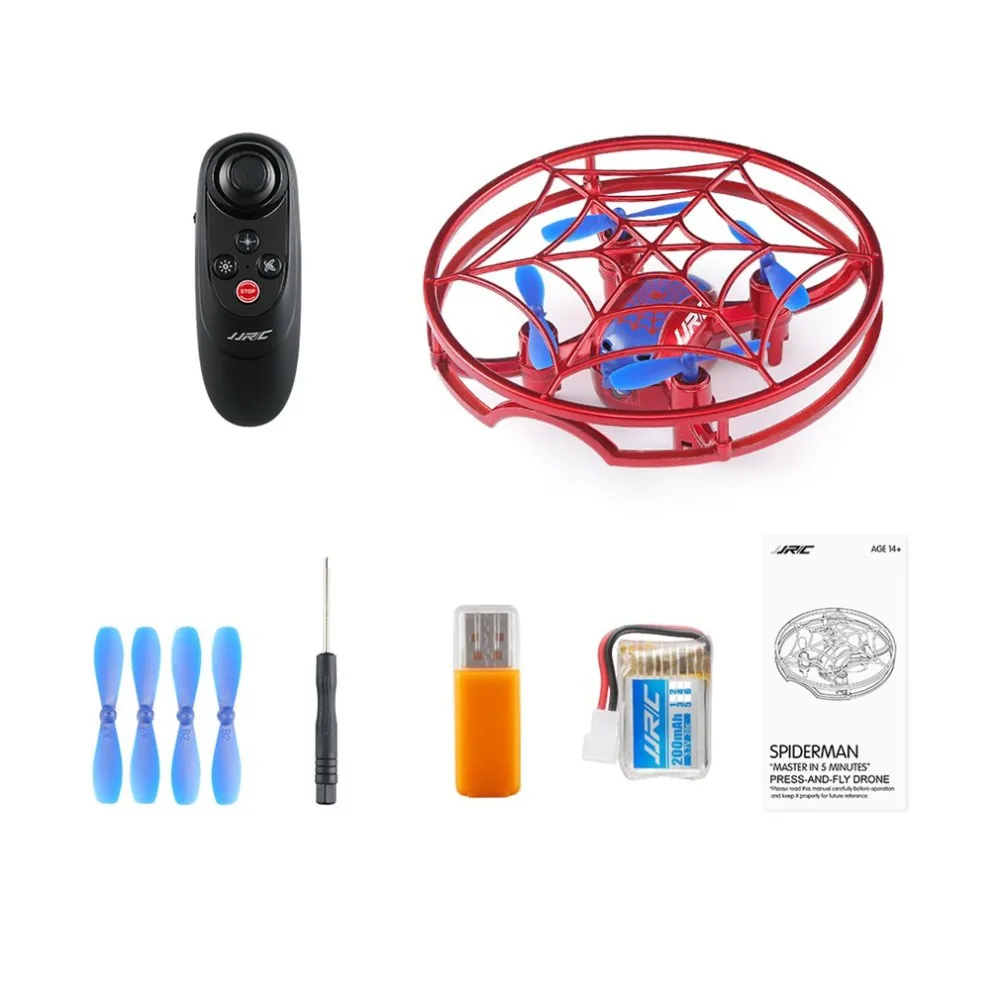 JJR/C H64 Altitude Hold G-sensor Voice Prompt Spider Mini RC Drone Quadcopter UAV Aircraft for Children Kids Gift Beginners Toy