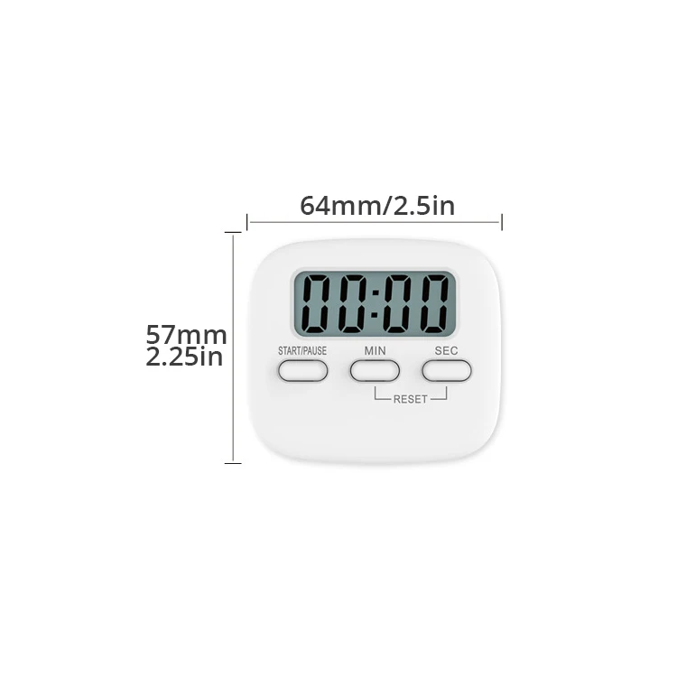 Digital kitchen timer, cooking timer, strong magnet back, for cooking baking sports games office (battery not included)