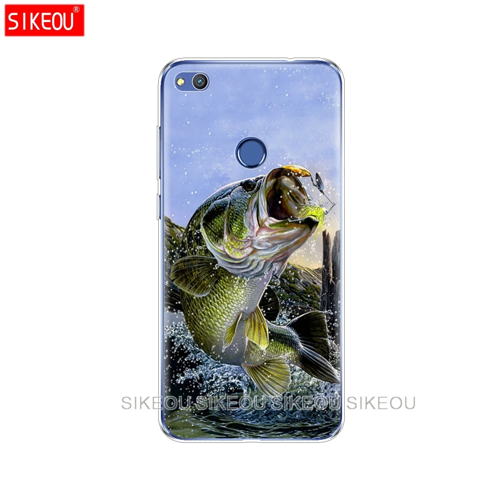 Силиконовый чехол для телефона Huawei P20 P7 P8 P9 P10 Lite Plus Pro 2017 p smart 2018 рыболовное