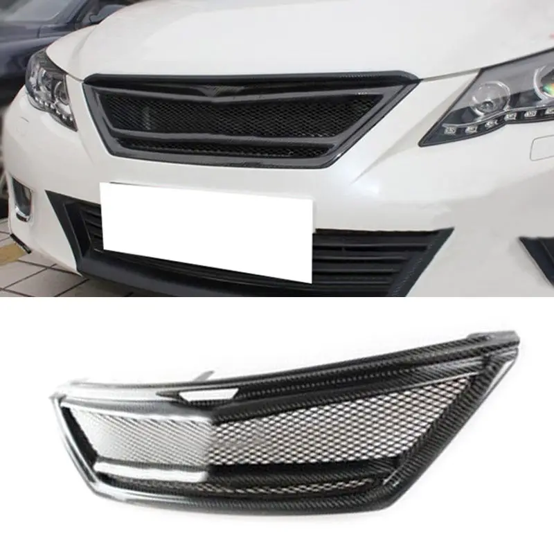 Carbonfiber сетки гриль передний бампер решетка forToyota Mark X/REIZ 2010-2012