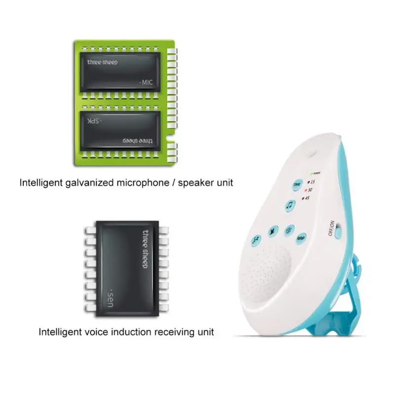 Профессиональная Детская терапия звуковая машина белый шум портативный сон пустышка Релаксация запись голосовой сенсор 8 успокаивающий музыкальный таймер