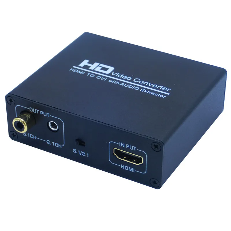 HDMI к DVI + SPDIF аудио стерео сплиттер конвертер с HDCP удаление HD 1080P видео| |