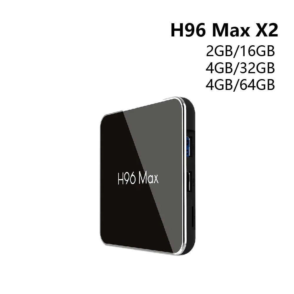 Умная ТВ приставка H96 MAX X2 Android 4K с голосовым управлением четырехъядерный