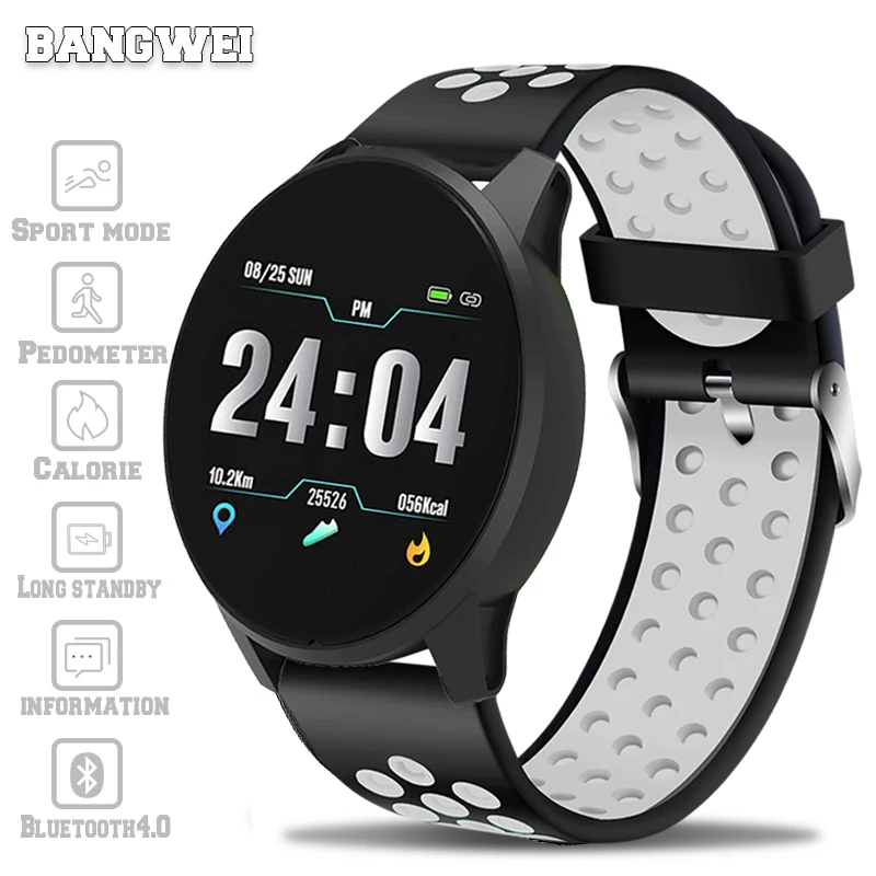 

Sport Smart Watch Men Women Blood Pressure Waterproof Activity Fitness tracker Heart Rate Monitor Smart Watch For IOS Android