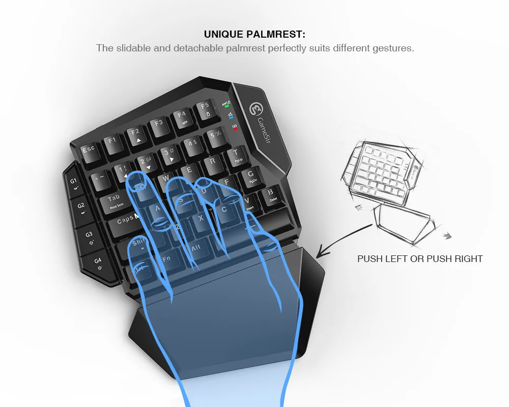  GameSir VX AimSwitch With Keyboard and Mouse Combo Wireless Gamepad Conventer Support PS4/PS3/Xbox 