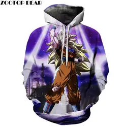 Dragon Ball Fight Against Lightning Мужская Аниме Мужская s пуловер Толстовка 3D пуловер Толстовка Streatwear толстовка мужская zootop bear