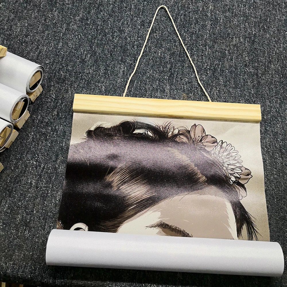 Japanese Ukiyoe for canvas posters and prints decoration painting wall art home decor with solid wood hanging scroll