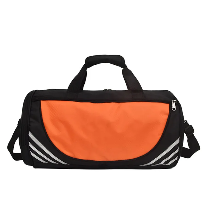 Женские дорожные сумки, сумка для йоги, тренажерного зала, обувь для фитнеса, сумки через плечо, милые женские и мужские спортивные сумки - Цвет: Оранжевый