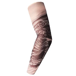 YJSFG HOUSE Hot 1Pcs Arm Warmers Men High Elastic Fake Temporary Tattoo Sleeve Summer Sunscreen Body Warmer HipHop Punk Drive YJSFG HOUSE Hot 1Pcs Arm Warmers Men High Elastic Fake Temporary Tattoo Sleeve Summer Sunscreen Body Warmer HipHop Punk Drive