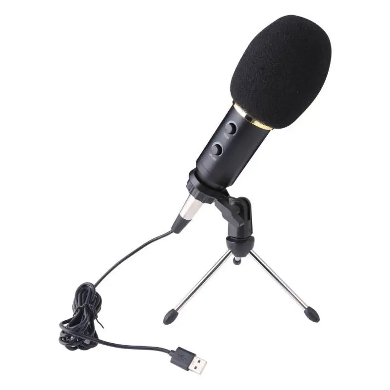 USB микрофон MK-F600TL студийный караоке конденсаторный проводной микрофон для компьютера видео запись ручной микрофон со штативом