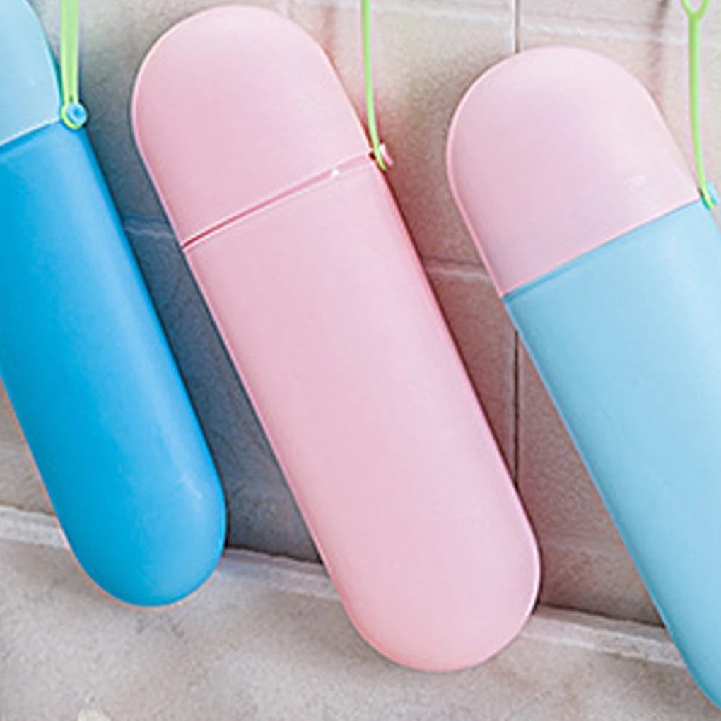 

New Portable Travel Toothpaste Toothbrush Holder Case Household Storage Cup Outdoor Holder Bathroom Accessories