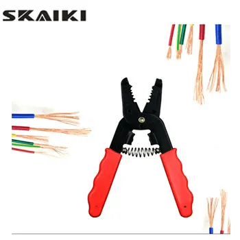 

Free Shipping 6 inch Multi-function wire stripping pliers Cable stripping pliers The electrician used hand stripping pliers