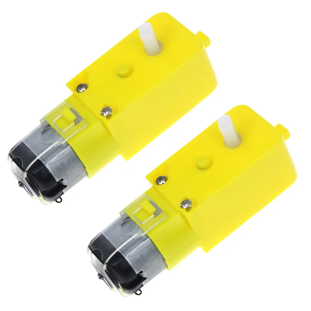 2 PCS DC3V-6V TT Motor Gear Smart Car Robot Motor for Arduino Intelligent Motor Car Smart Robot Accessories
