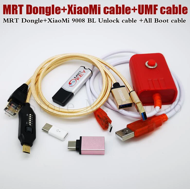 Новейший MRT ключ 2 ключ+ для Xiaomi кабель edl+ UMF набор всех загрузочных кабелей(легкое переключение) и Micro USB к type-C адаптация