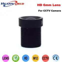 Heanworld HD Объективы для видеонаблюдения 6 мм ИК объектив для камеры видеонаблюдения безопасности Объективы для видеонаблюдения ИК объектив