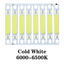 8 шт., 3 Вт, 5 Вт, COB светодиодный светильник, чип, белый, теплый, красный, зеленый, синий, желтый, светодиодный COB Бар для вспышки, светильник, настенные лампы, светильник s Tube DIY