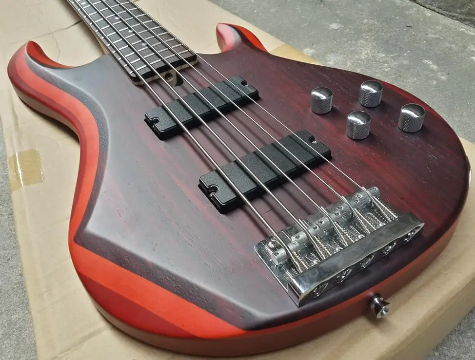 New design active 5 string bass guitar in guitar from sports 