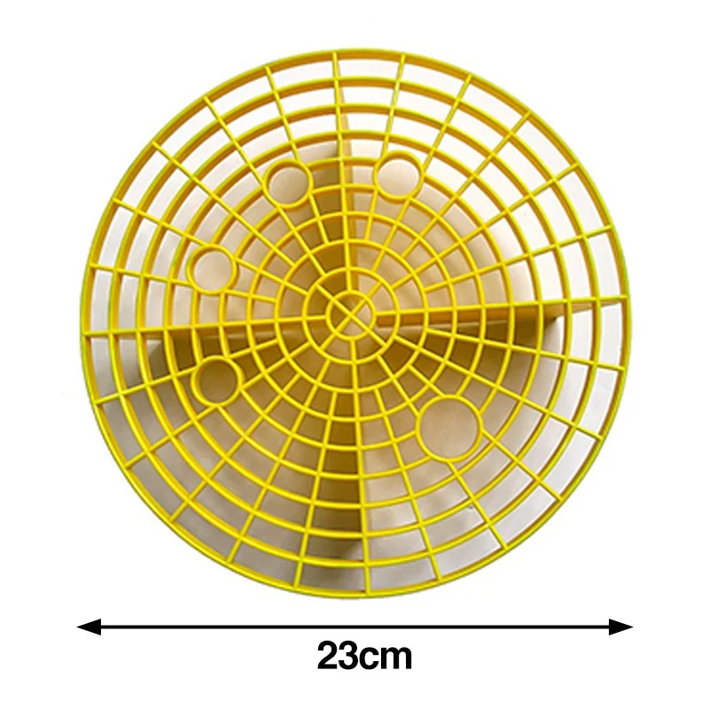 23/26 см автомойки защита от гравия вставка гармошку ведро воды фильтр с защитой от царапин грязи инструмент автомойки - Цвет: Yellow-S