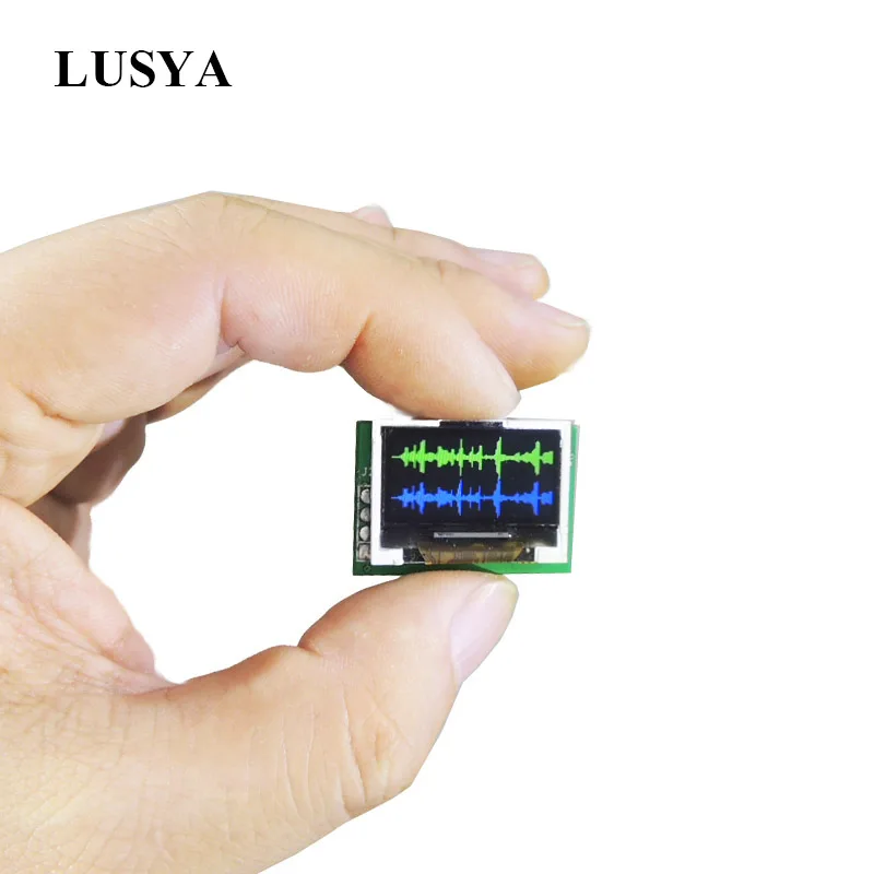 

Lusya NEW MINI 0.96 Inch OLED Spectrum Display Analyzer dual channel Color music spectrum display module G4-005