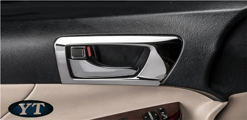Авто Дверь внутренняя чаша наклейка Интерьер Литье для Toyota Camry 2012-,4 шт./лот, автомобильные аксессуары