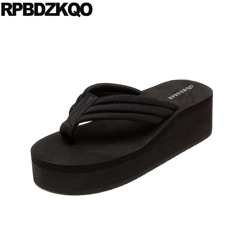 embellished wedge flip flops