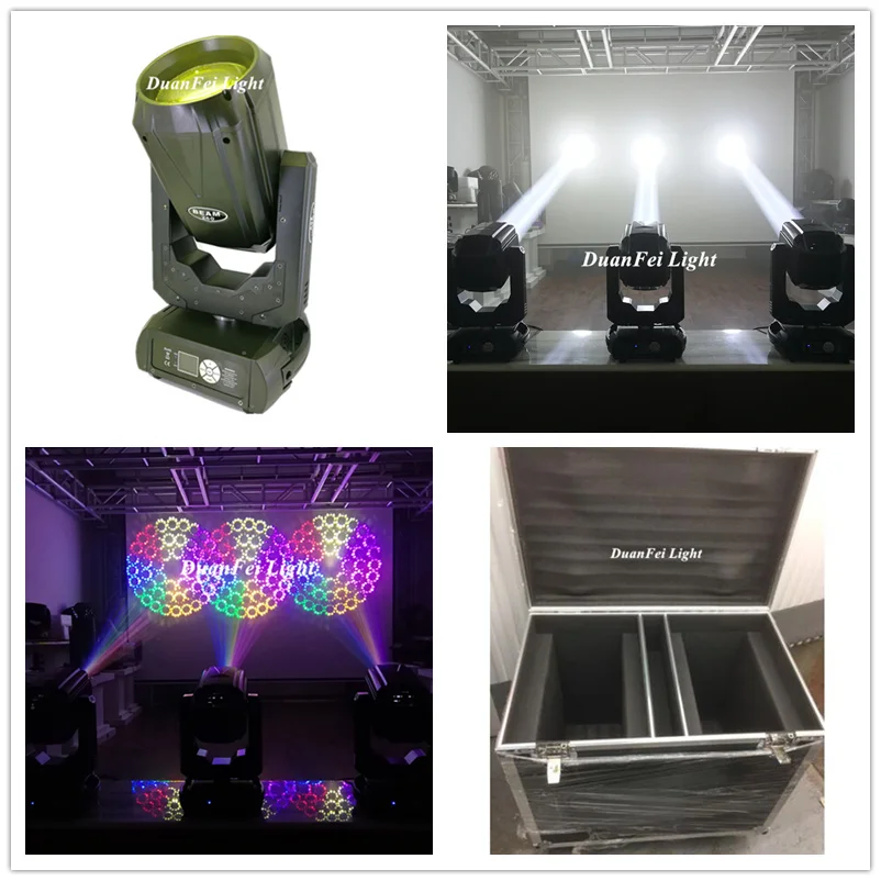8 шт. с Flycase два подвижной лампой луч 260 Вт gobo spot Lyre Dmx Китай движущиеся
