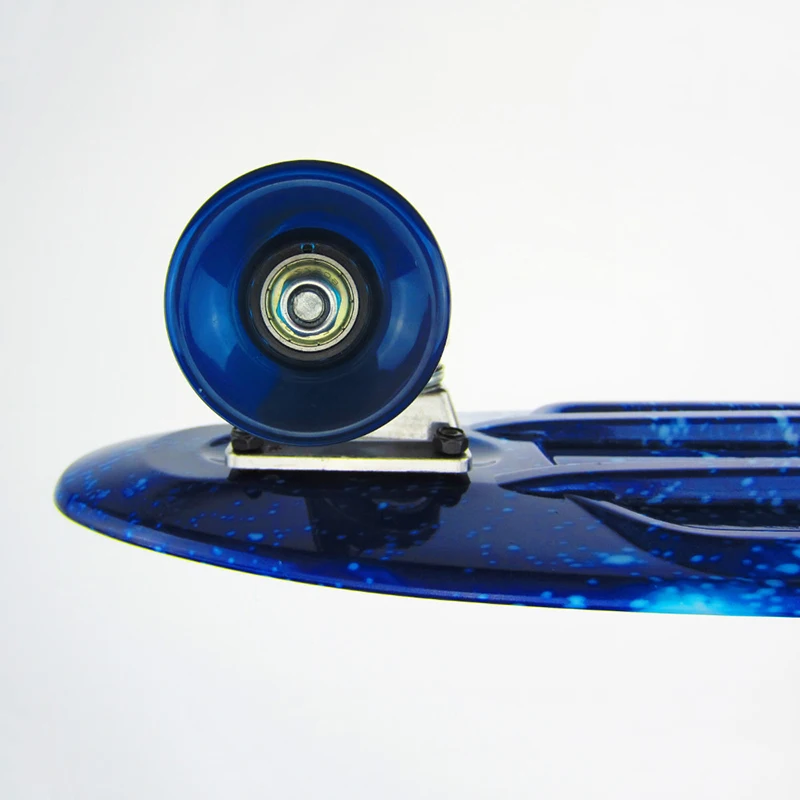 Galaxy mini cruiser 22 peny для скейтборда, для Лонгборда Pnny полный прозрачный скейтборд Рыбная доска розовый и синий patines дети