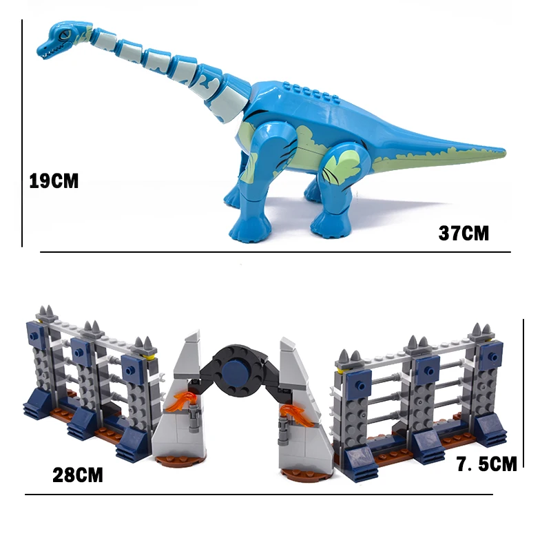 Pаспродажа Мир Юрского периода, Брахиозавр Велоцираптор, 2 динозавра, парк, фигурки динозавров, динозавры, строительные блоки, кирпичи, сделай сам, игру...