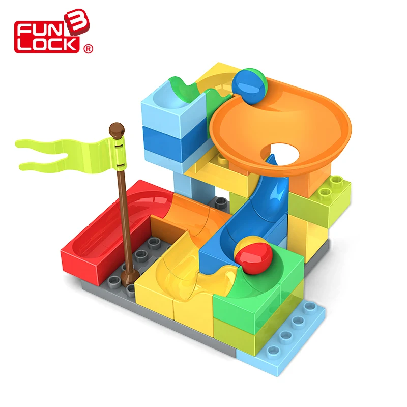 Детский развивающий пластиковый конструктор Funlock Duplo Marble Run | Игрушки и хобби