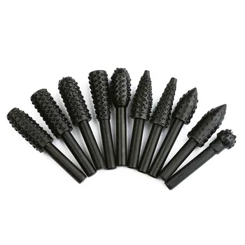 

5pcs/set HCS Black Wood Drills Rotary File Power Tool Mini Drill Bit Set Cutting Tools For Woodworking Knife Wood Carving Tool