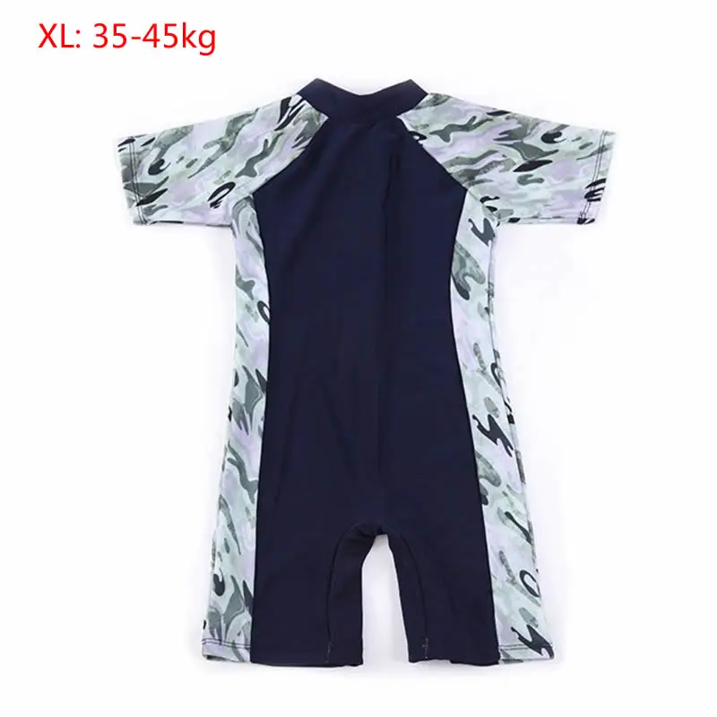 Детский купальник; Детский костюм для дайвинга; Детский Гидрокостюм для мальчиков и девочек; сохраняющий тепло; цельный купальный костюм с длинными рукавами и защитой от ультрафиолета - Цвет: B-XL